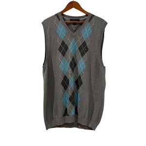 Tommy Hilfiger argyle sweater vest. Size xxl